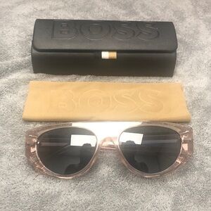 Boss Pink Full Rim Sunglasses